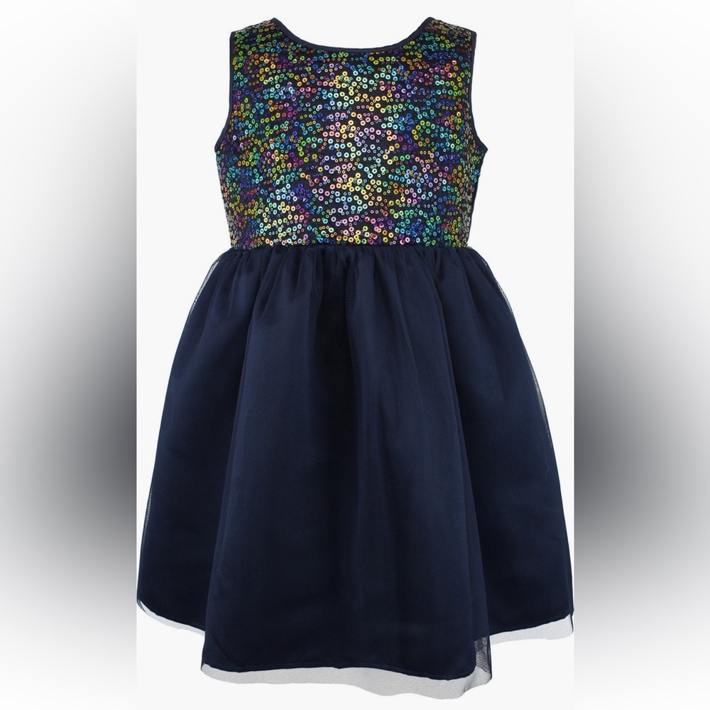 Popatu Kids Sequin Bodice Tulle Dress Size 6x